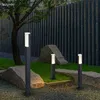 Лампы для газона, уличный светодиодный светильник для газона, алюминиевый водонепроницаемый садовый светильник, креативный декоративный светильник для виллы, дуплекса, парка Q231125