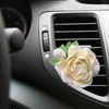 Deodoranti per auto Clip di sfiato Accessori per clip per decorazioni di fiori di gelsomino