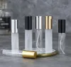 5ML 10ML 15ML Profumo da viaggio Flacone spray in vetro Fiale di vetro per campioni Mini flacone spray portatile Tappo in argento dorato