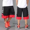 Herren Shorts Sommer Herren Sport Basketball Shorts Atmungsaktiv Loch Plus Größe 6XL 7XL Brief Panel Shorts Fitness Dünne Shorts Geometrisch Rot 230425