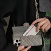 Fundas de iPhone de diseñador de lujo para Apple iPhone 13 14 15 Plus Pro Max Cubierta móvil Mujeres Cartera cruzada portátil Sincronización de guardarropa caliente