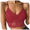 Camisoles Tanks Mulheres Lace Bra Floral Summer sem aço anel Slim Sexy Moda de alta qualidade Tentação confortável Underwear 2023