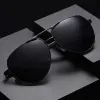 Top luxe ovale zonnebrillen voor mannen Designer Zomertinten Gepolariseerde bril Black Vintage Oversized Sun Glazen van vrouwen Male Sunglas SSW