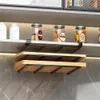 Dish Racks Kitchen Hanging Organizer Rack Under Cupboard Paper Towel Rags Hanger Cutting Board Pot Cover Holder Storage Shelf Hooks 231124