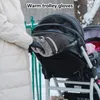 Barnvagnsdelar hand varmare handmuff för tillbehör reflekterande utökad varma muffhandskar vattentäta