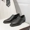 Vestido sapatos feitos à mão 2023 Business Men's Business Wear