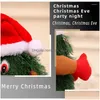 Christmas Decorations S/M/L Electric Sing Dancing Rotate 360° Tree Funny Toys Children Decoration Ornament Drop Delivery Home Garden Dh3Eq