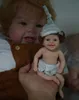 Dolls 6" Micro Preemie Full Body Silicone Big Eyes Doll "Mason" and "Mila"Lifelike Mini Reborn Bady Surprice Children AntiStress 231124