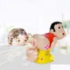 참신 게임 참신 게임 어린이 전기 비누 버블 블로어 방귀 불에 흘린 하네 조명 음악 재미있는 농담 장난감 플라이 드롭 배달 T DHQ3P