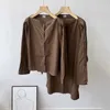 Toteme Damen-Hemdkleid aus Seiden-Baumwolle mit lockerem U-Boot-Ausschnitt