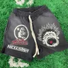 Hellstar Shorts Hellstar Nylon 2023ss Summer Men Women Wysokiej jakości Vintage Dripstring Szybkie suszące bryczesy QMI8