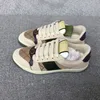 Top New Sneakers Designer Lussuoso Tessuto di cotone casual di lussuoso BEIGE POTONO PATTHWORK SCHE SPORT SPORTI FATTUA