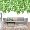 Dekorativa blommor 2.2m Fake Ivy Leaves Artificial Garland Greenery Garlands Plant Vine Hangings Wedding Wall