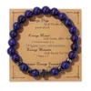 Perlé Pierre Naturelle Perles Oeil De Tigre Hématite Croix Bracelet Mes Carte Kraft Papier Bijoux Nce Reiki Bouddha Prière Yoga Pour Drop Delive Dhicn