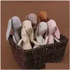 Плюшевые куклы Baby Rabbit Фаршированная кукла Sussen Toy Развивающая P O Prop J220729 Прямая доставка Игрушки Подарки Животные Dh3Mt