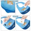 Bavoirs Bavoirs en Silicone imperméables de qualité alimentaire pour bébé, réglables, mignons dessins animés, bavoirs pour bébés garçons, articles d'alimentation pour tout-petitsL231125