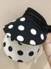 Chapeaux à large bord d'été Voyage Polka Dot Vide Top Hat Femmes Polyvalent Grand Anti-Ultraviolet Soleil Mignon Visière De Protection De Plage