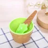 Kids Ice Cream Bowls Tools Cup Couples Bowl Gifts Dessert Container Holder With Spoon Children Gift Supply