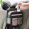 Bil Net Pocket Handväska hållare mellan säten Back Storage Organizer Purse Holder for Console Front Seat Storage Barrier