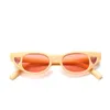 Солнцезащитные очки Узкие двухцветные солнцезащитные очки «кошачий глаз»