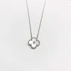 Pendant Necklaces Fashion Designer Jewelry 316L Stainless Steel Charm Brand Clover Necklace for Women