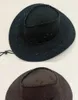 Bérets Mode Daim Western Cowboy Chapeau Voyage En Plein Air Casual Visière Pour Hommes Été Cool Knight