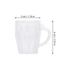 Disposable Cups Straws 20 Pcs Refrigerator Beer Mug Child Plastic Whiskey Glasses Chilled Drink Mugs Mini Cup