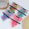 Kind Kleine Haarbänder Baby Mädchen Kinder Haarbänder Bunte Elastische Haargummi Nylon Scrunchie Haarseil 100 stücke Haarschmuck LT383