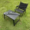 Kampmeubilair Camping Opvouwbare tactische tafel Buiten Aluminium Lichtgewicht draagstandaard Stevige structuur Parkpicknick