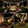 Lampade da giardino 100 LED 12 m Sfera di cristallo Luce solare Esterna IP65 Impermeabile String Fata Lampade Solare Giardino Ghirlande Decorazione natalizia Q231125