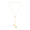 Hangende kettingen Koreaanse stijl dames juwelse necklace vrouwelijke sleutelbeen ketting gouden kubus ketting banket dagelijkse accessoires