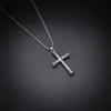 Choker Vintage Punk Cross Pendant Chain Necklace For Hipster Harajuku Metal Solid Cylinder Street Men Women BFF Party Jewelry Gifts Chokers
