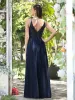 Designer Long Maxi Prom Dress Sleeveless Halter Neckline Chiffon Skirt With Lace Bodice Illusion V-Back Formal Evening Party Gowns Bridesmaid Dresses Cps1069