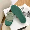top quality Summer Run Shoe Outdoor travel Luxury embroidery canvas Designer Casual shoes Flat heel Women sneaker men white fashion trainer Rubber gift walk With box