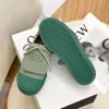 Top -Qualitäts -Sommer -Laufschuh Outdoor -Reise Luxus Stickerei Canvas Designerin Casual Schuhe Flat Heel Frauen Sneaker Männer Weißer Mode -Trainer Gummi -Geschenk Walk with Box