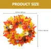 Decoratieve bloemen Kerstmis Halloween-krans Buitendecoraties Thanksgiving-kransen Zijden doek nep