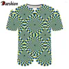 T-shirt da uomo 2023 Stampa digitale 3D T-shirt girocollo con immagine dinamica Effetto sportivo Estate