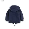 Manteau en duvet enfants hiver polaire vestes d'extérieur pour garçons à capuche chaud enfants garçon vêtements d'extérieur coupe-vent automne décontracté bébé garçon manteaux vêtements L231125