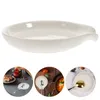 Set di stoviglie Porta cucchiaio Resto Mestolo Utensile in ceramica Zuppa Porcellana Cucina Cremagliera Fornello Poggia Stand Forspatola Coperchio