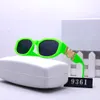 Designer Sonnenbrille für Frauen Brille Goggle Outdoor Beach Sonnenbrille für Mann mischen Farbe Optionales heißes Stempeln mit Box 10a