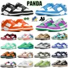 PANDA Running Shoes Men Women Designer Sneakers UNC Lagosta Orange Team Red Stadium Green Fuchsia Midnight Navy Fog Grey Syracuse Syracuse Low Outdoor Sports Trainers