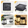 Lawn Lamps Solar Lantern Light Outdoor LED Waterproof Portable Garden Hanging Light Power Solar Atmosphere Lamp Home Yard Festival Decor Q231125