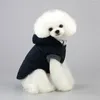 Hundkläder varm Pet Cat Clothes Winter Coat Dogs rockar Jackor förtjockar klädhuvtröjor för chihuahua katter husdjur pyjamas
