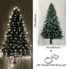 Tapisseries 150x70 cm Joyeux Noël Tapisserie Tenture Murale Arbre De Noël Tapisseries Avec 10 M Guirlande Lumineuse Pour Chambre Salon Décoration 231124