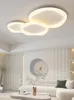 Chandeliers Living Room Dining Indoor Lighting Lamp Luminaria Decoration Home White Acrylic Lustre Lights Fixtures Lampara Techo