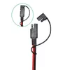 Auto nieuwe SAE tot sigarettenaanstekerplug kabel 14AWG 100 cm SAE plug -adapterverlengskabel met SAE Polarity Reverse Adapter 15a zekering