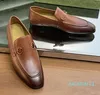 Lettera Scarpa da lavoro Ciabatte Princetown Uomo Trample Lazy Loafers Scarpe da barca con fondo piatto taglia