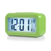 Desk Table Clocks Plastic Mute Alarm Clock Lcd Smart Temperature Cute Posensitive Bedside Digital Alarms Sn Nightlight Calendar Drop D Dh74Z