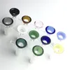 Tigelas de vidro coloridas masculinas de 14 mm e 18 mm com cores grossas de pirex para bongs para fumar cachimbos de água para bongos