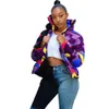 Women's Jackets Fashion style colorful camouflage printed women's jacket full set winter jacket High quality street casual fashion jacket 230425